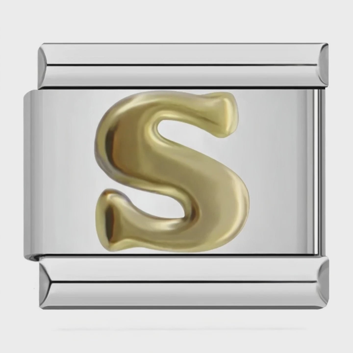 Video del Charm Letra S (Plateado)