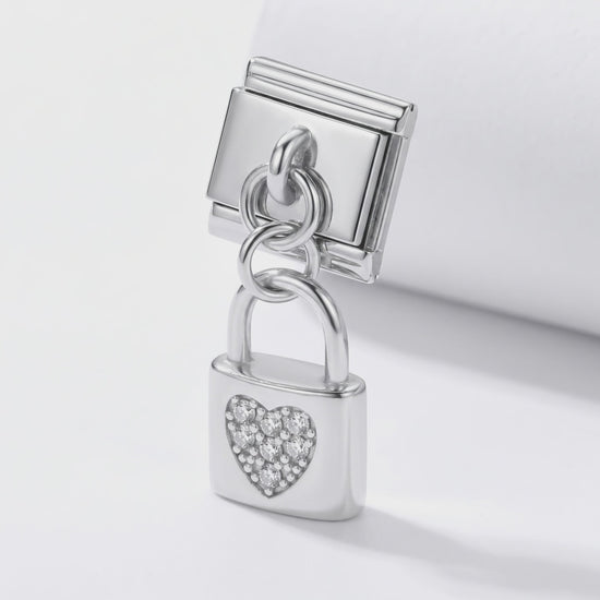 Video del Charm Candado color plata