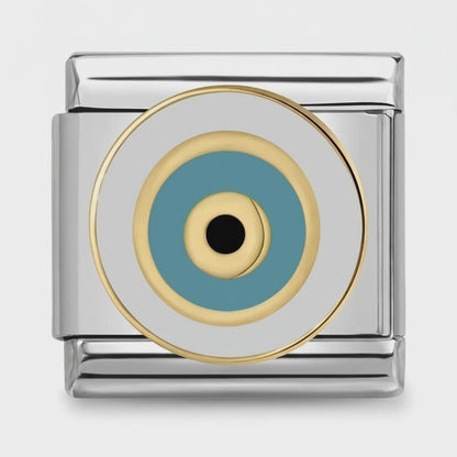 Video del Charm Ojo Turco (Turquesa, Plateado)