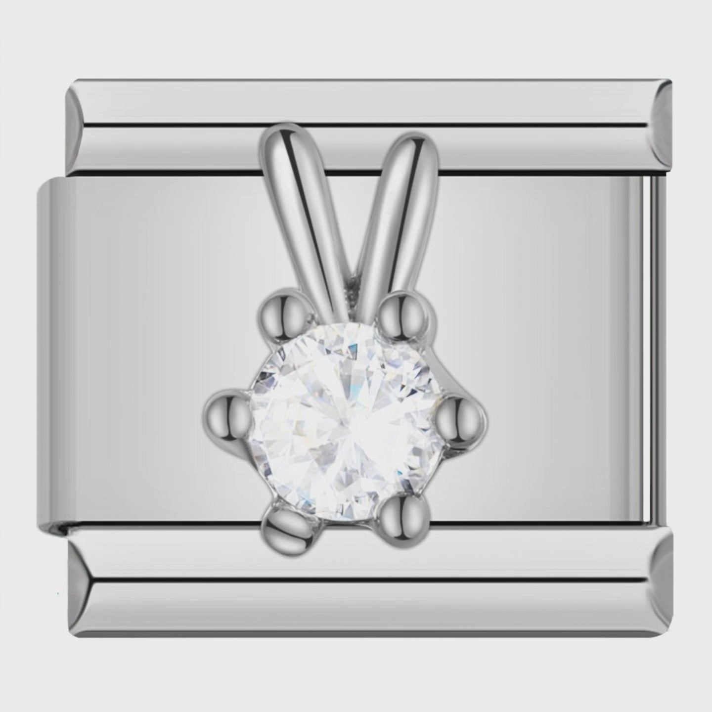 Video del Charm Conejito de Cristal (Plateado)