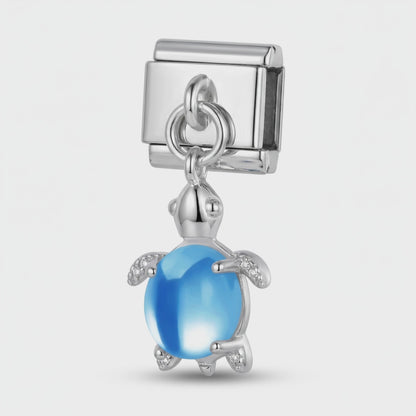 Video del Charm Colgante Tortuga Azul Cielo