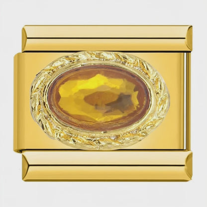 Charm piedra amarilla brillante transmite energía – video
