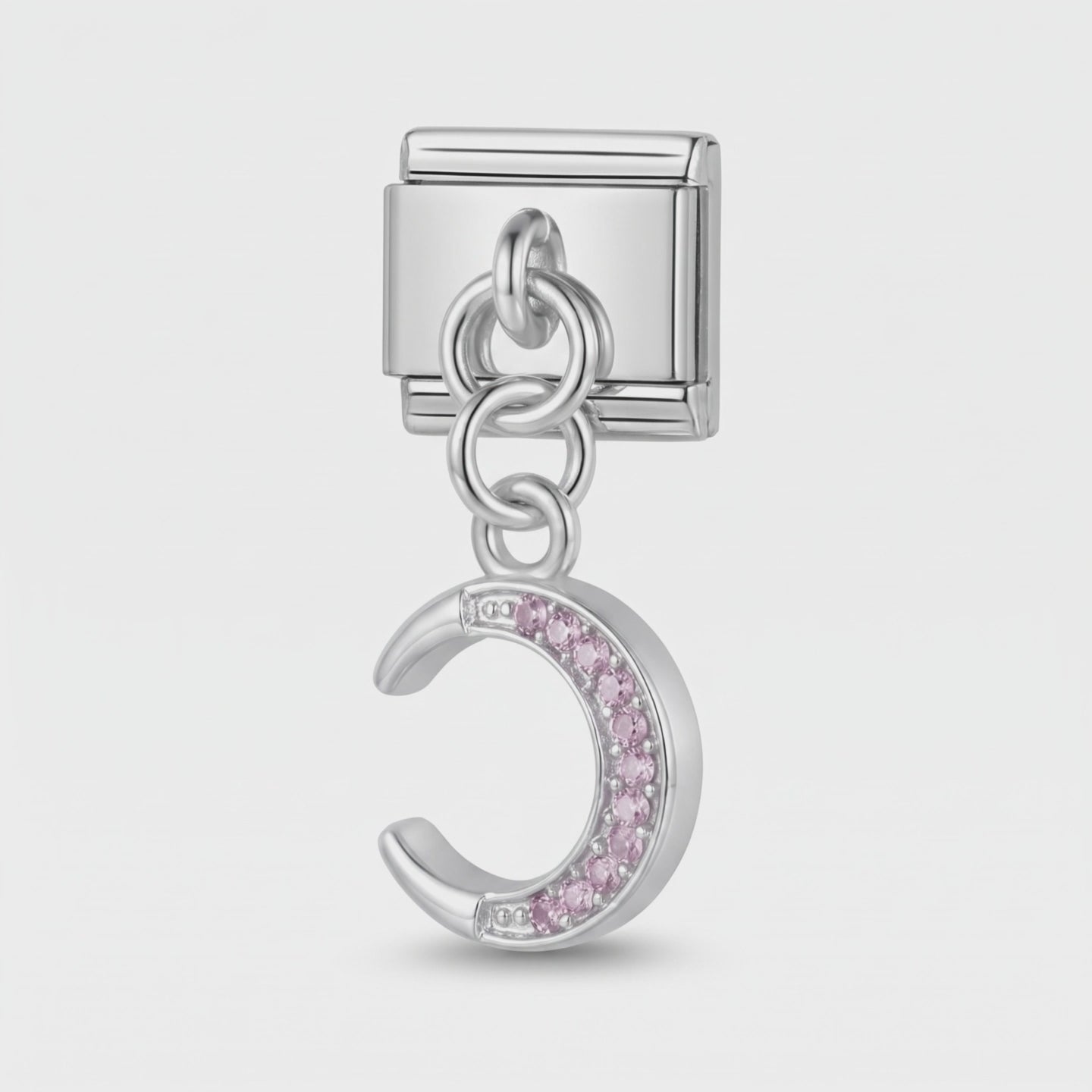 Video del Charm Luna Rosa (Colgante con Brillos)