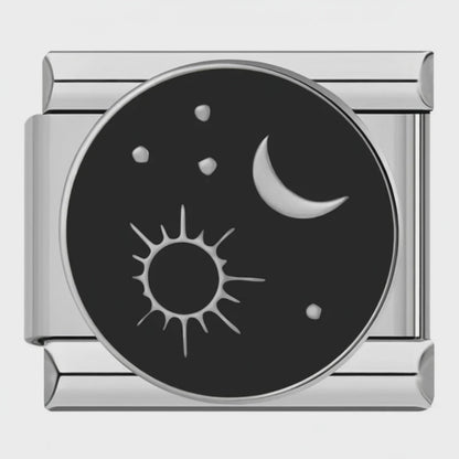Video del Charm Sol y Luna (Plateado)