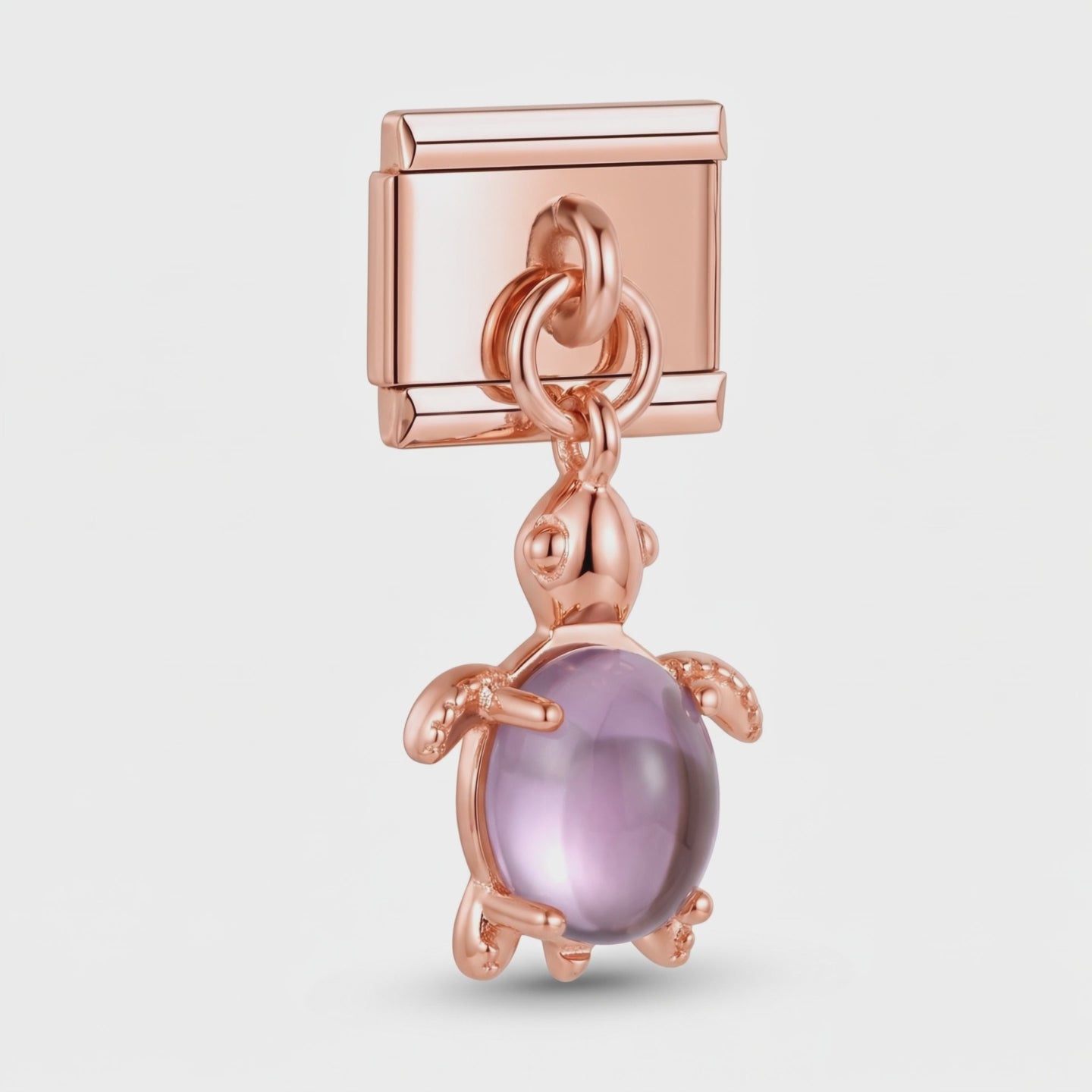 Video del Charm Colgante Tortuga Oro Rosa