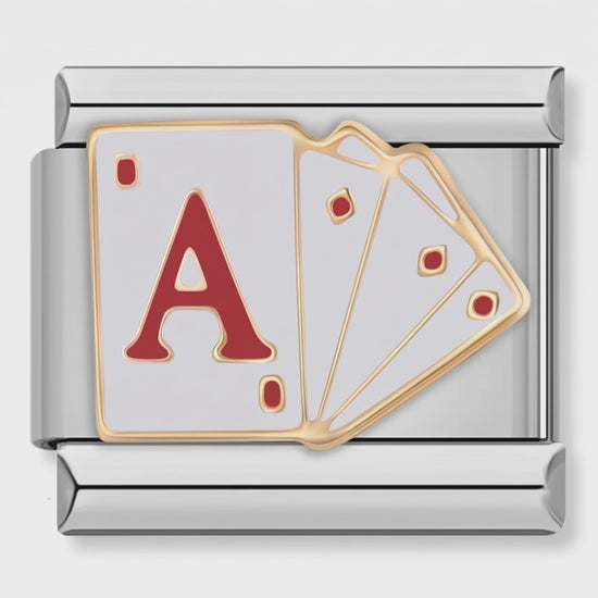 Video del Charm Cartas Poker (Ases, Plateado)