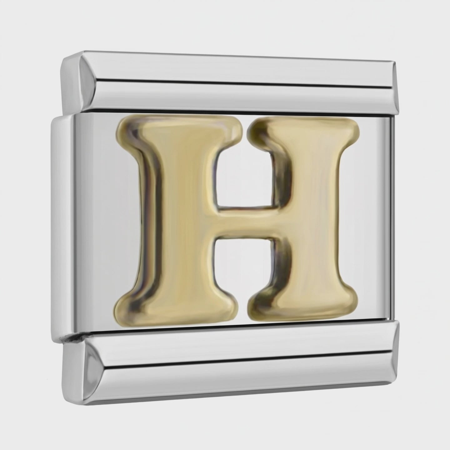 Video del Charm Letra H (Plateado)