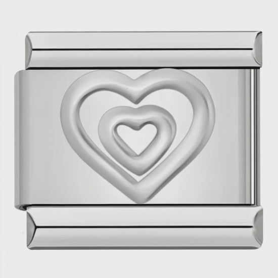 Charm Corazón Plateado – video