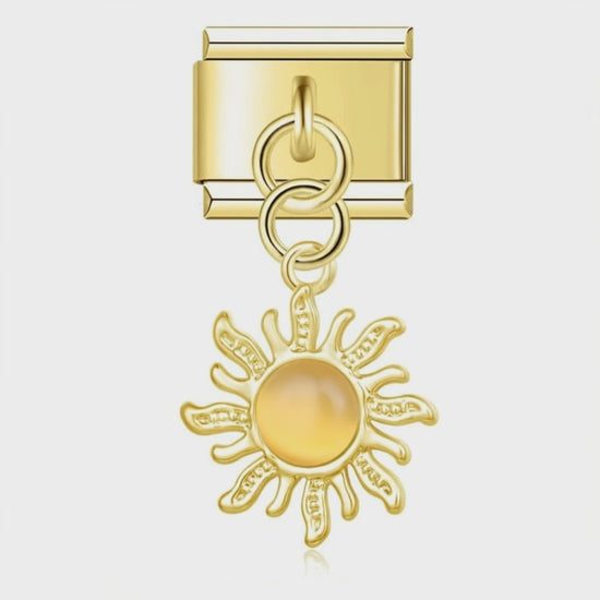 Video del Charm Colgante sol dorado