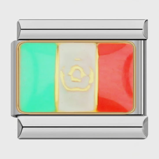 Charm Bandera de México (Plateado) – video