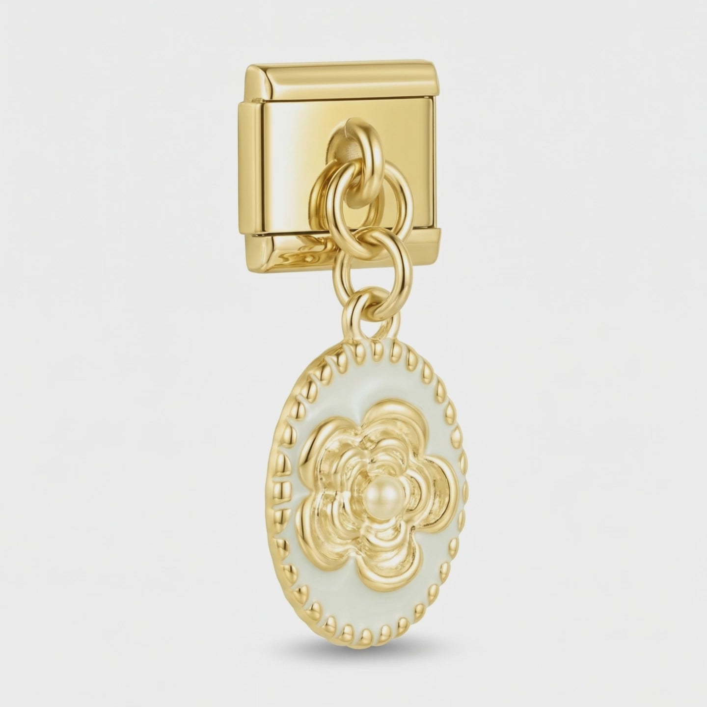 Video del Charm Colgante Flor Dorado
