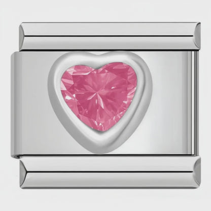 Video del Charm Corazon Brillo Rosa (Pequeño)