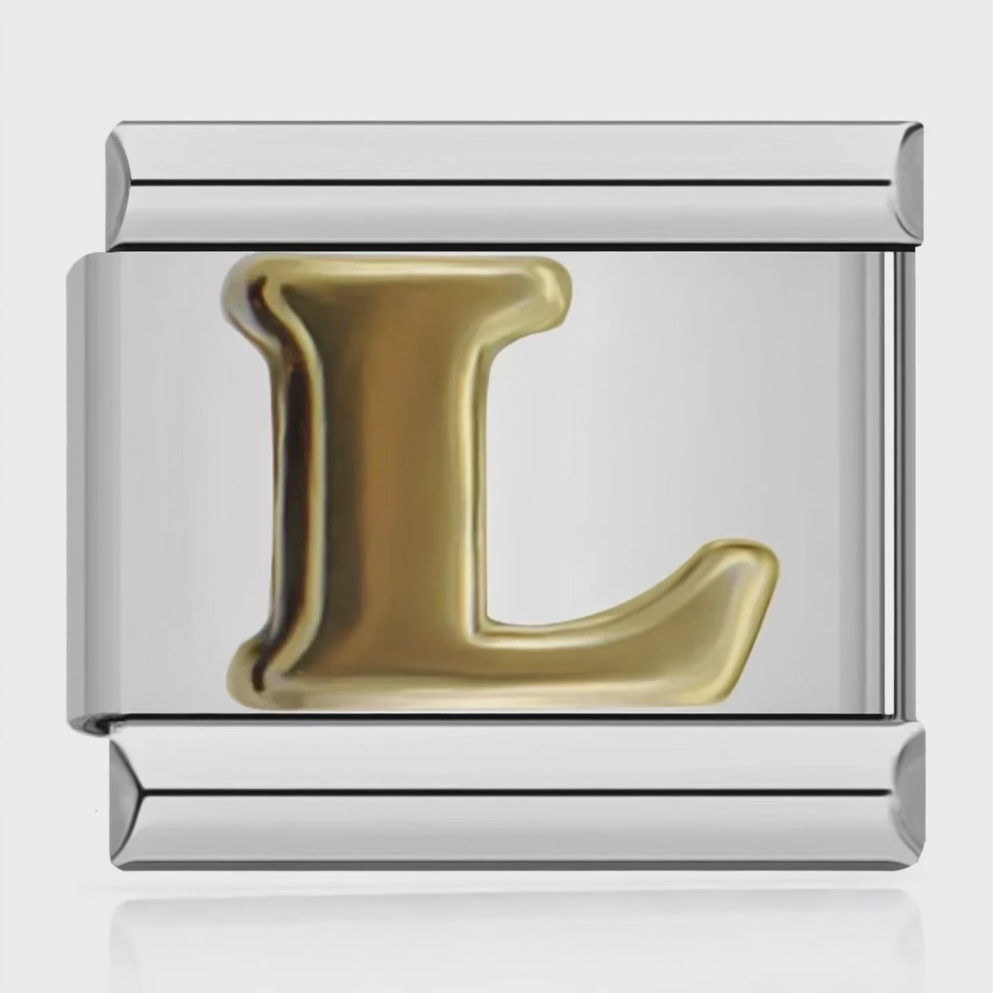 Video del Charm Letra L (Plateado)