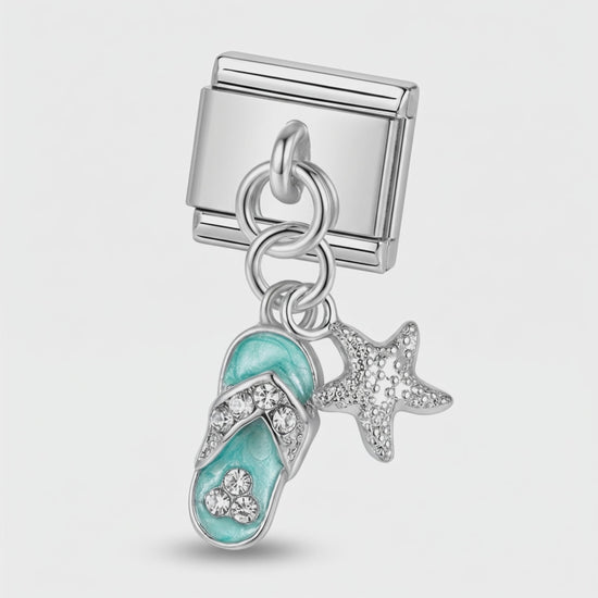 Video del Charm Estrella mar (Colgante, Plateado)