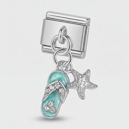 Video del Charm Estrella mar (Colgante, Plateado)