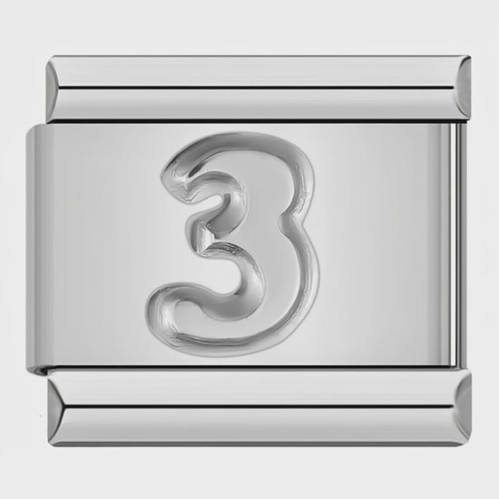 Charm Número 3 (Plateado) – video