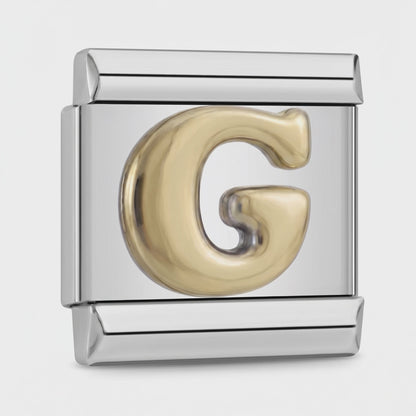 Video del Charm Letra G (Plateado)