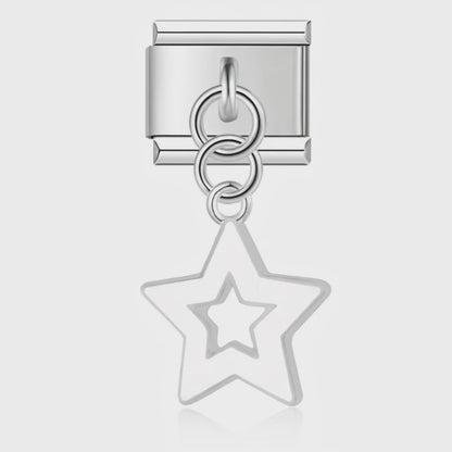 Video del Charm Colgante Estrella plata (Colgante Silueta)