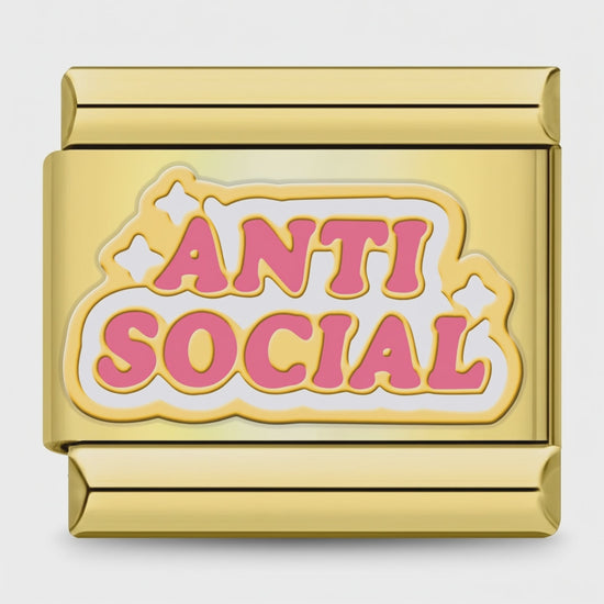 Video del Charm Anti Social (Dorado)