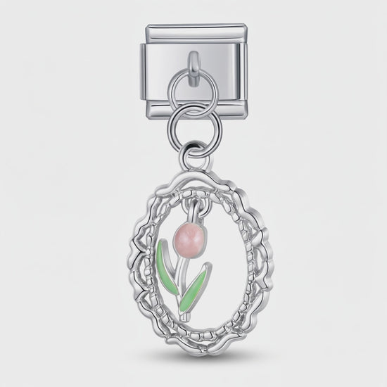 Video del Charm Tulipan rosa