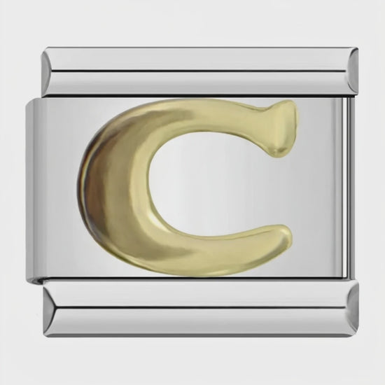 Video del Charm Letra C (Plateado)
