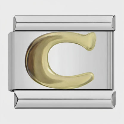 Video del Charm Letra C (Plateado)