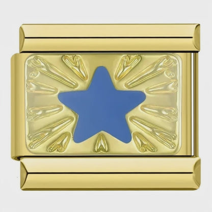 Video del Charm Estrella Azul (Rayos Dorados)
