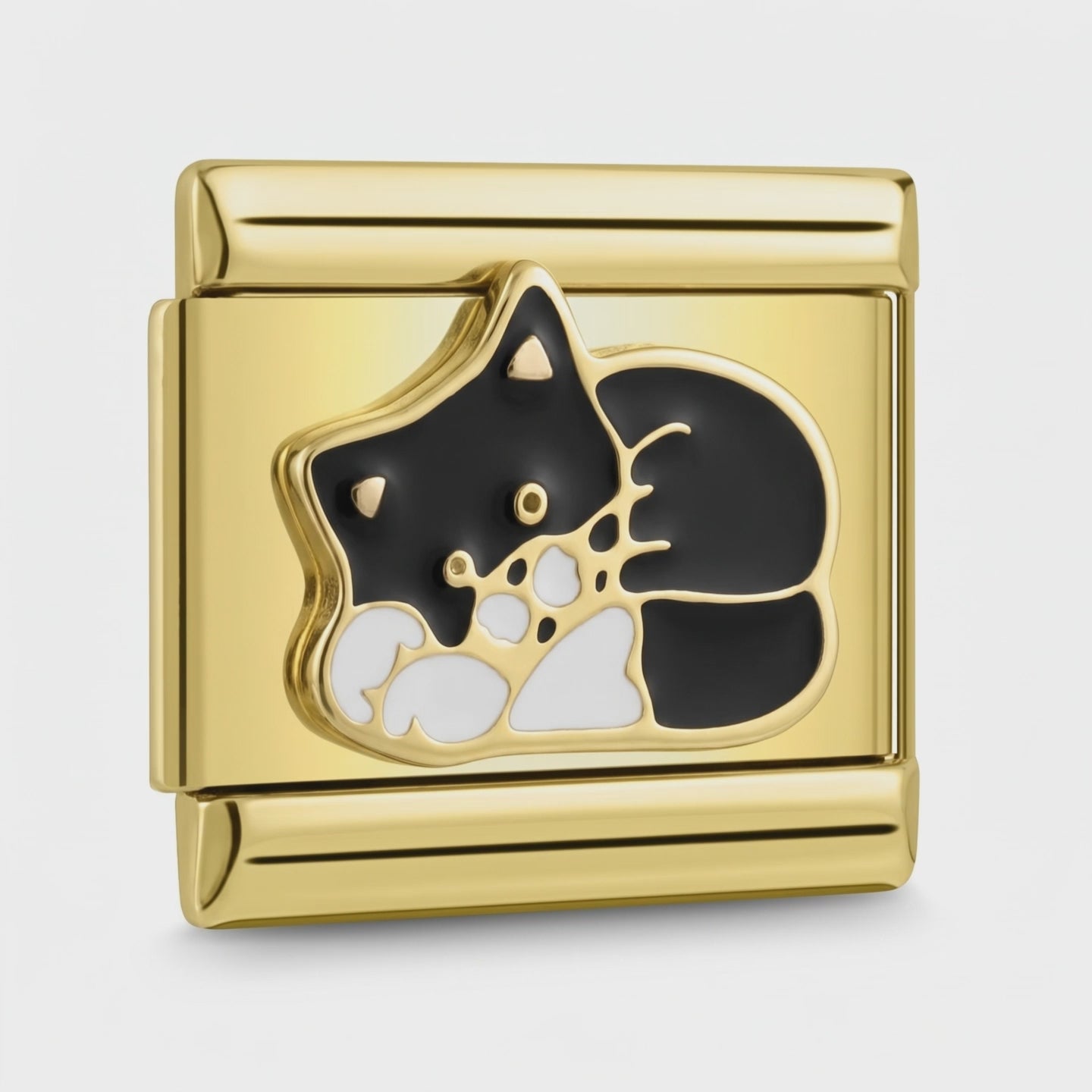 Video del Charm Gato negro (Dorado)