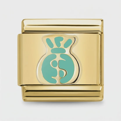 Video del Charm Dinero (Bolsa, Dorado)