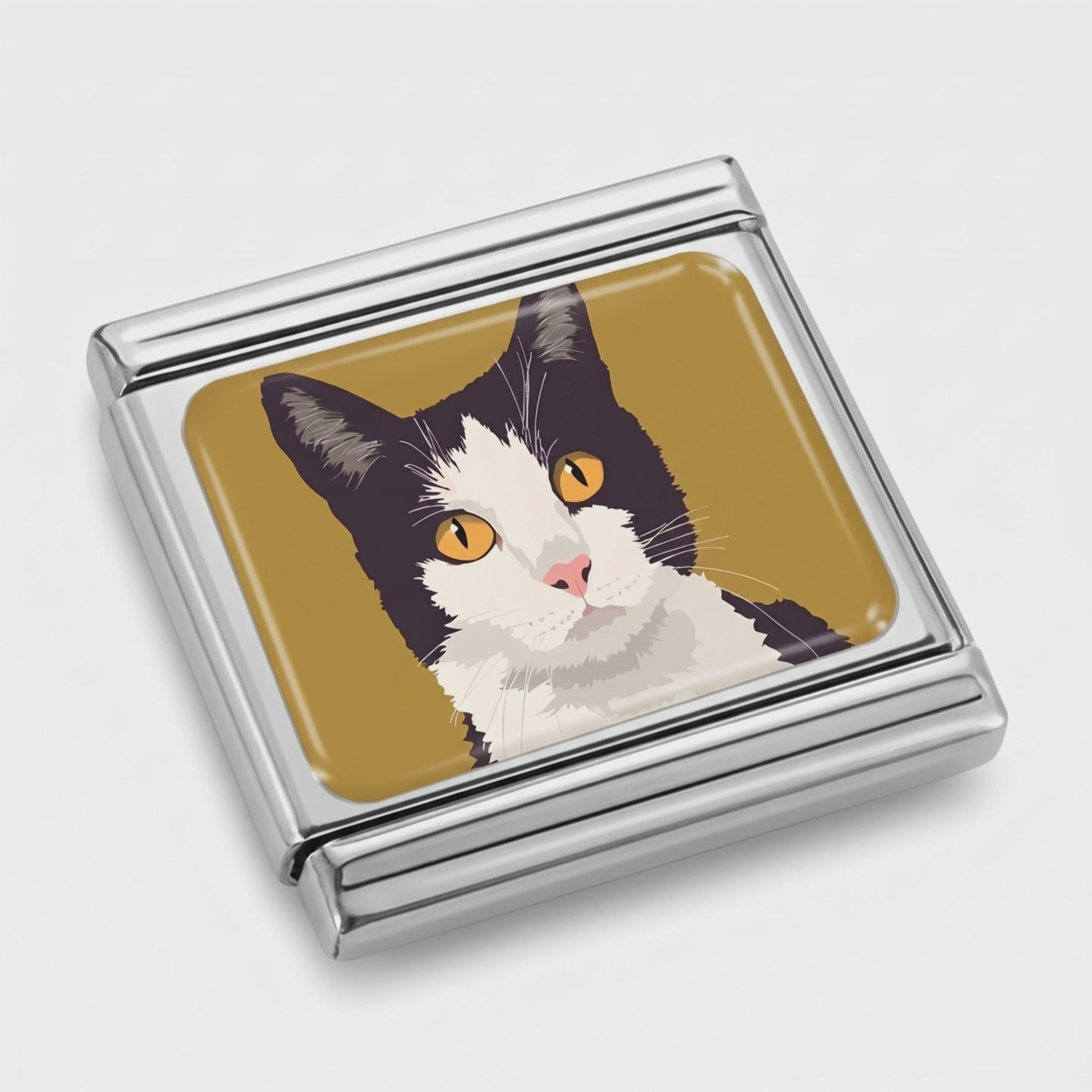 Video del Charm Gato Blanco con negro