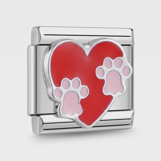 Video del Charm Corazón Huellas