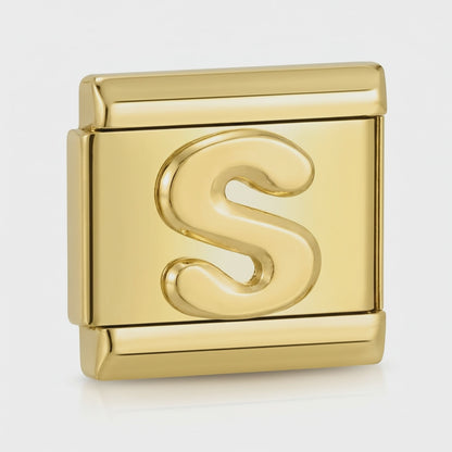 Video del Charm Letra S (Dorado)