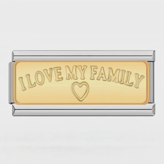 Charm Doble I Love my Family – video