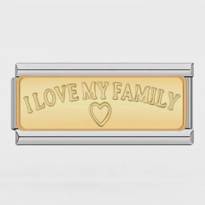 Charm Doble I Love my Family – video