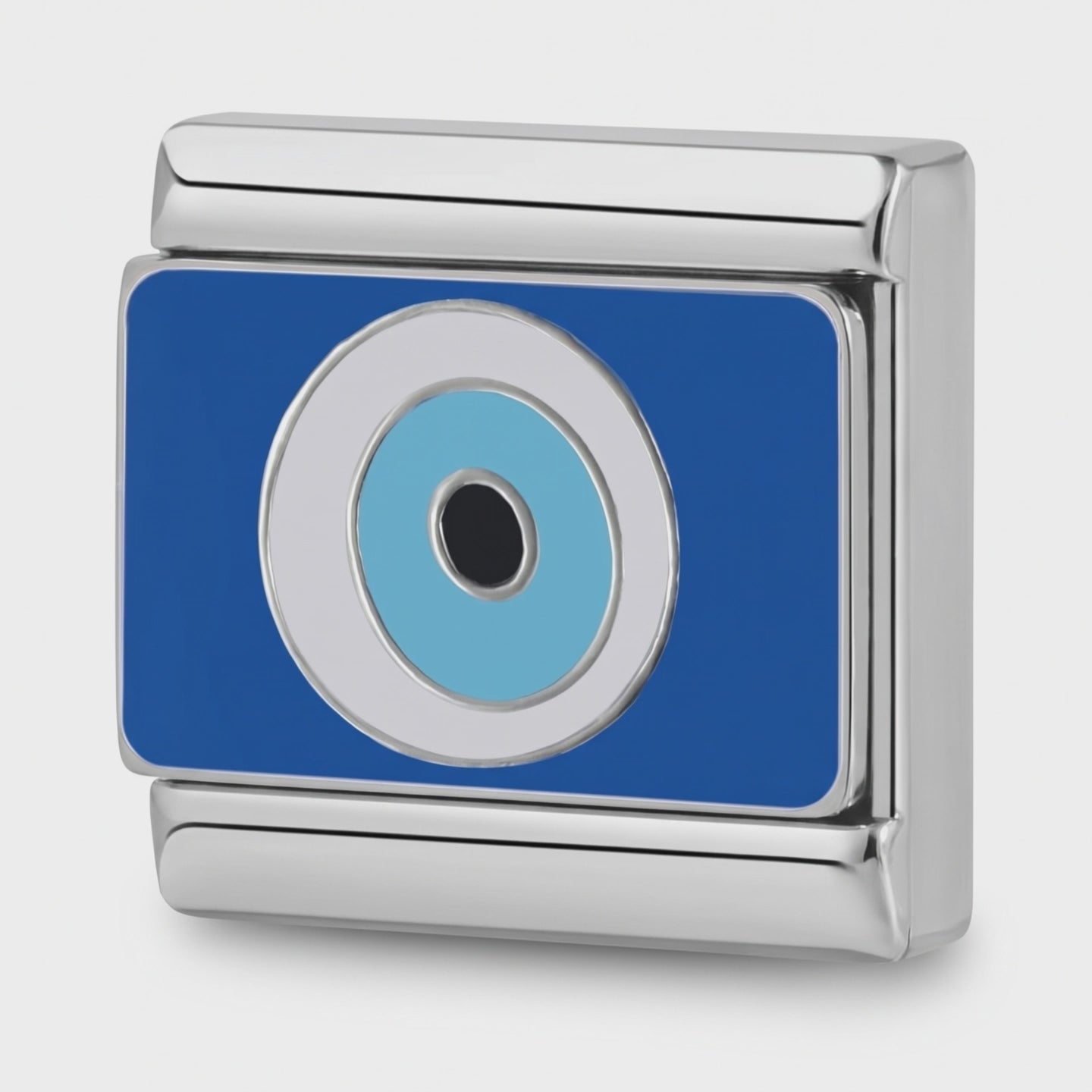Video del Charm Ojo Turco (Fondo Azul, Plateado)
