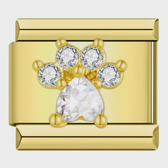 Video del Charm Huella Brillante (Dorado)