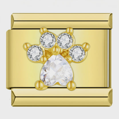 Video del Charm Huella Brillante (Dorado)