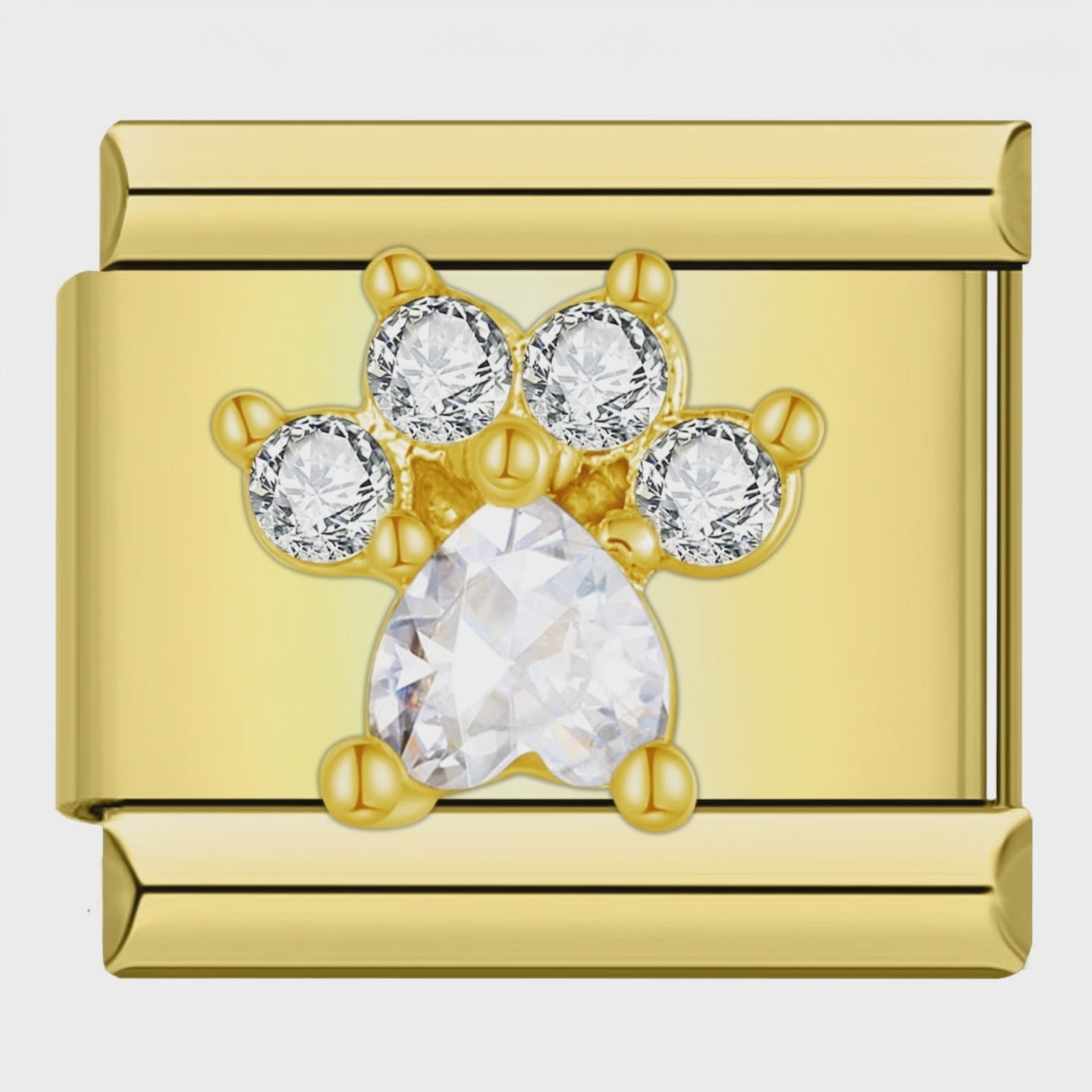 Video del Charm Huella Brillante (Dorado)