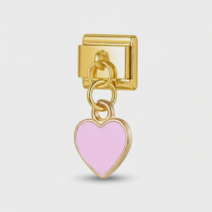 Video del Charm Corazón rosa (Colgante, Dorado)