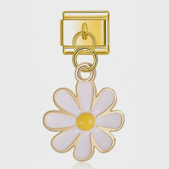Video del Charm Flor Blanca (Colgante Margarita)