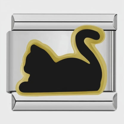 Charm Gato Negro (Plateado) – video