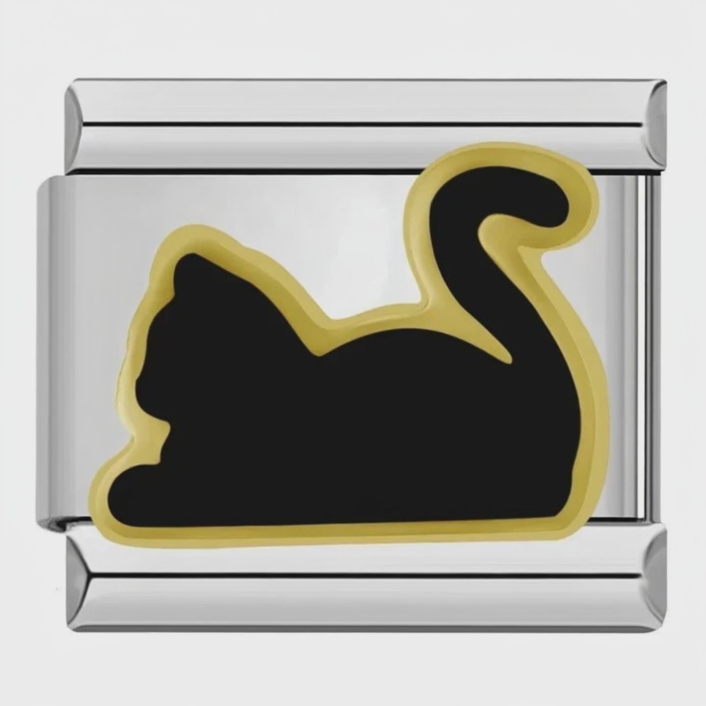 Charm Gato Negro (Plateado) – video