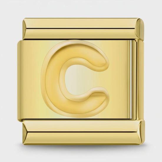 Video del Charm Letra C (Dorado)