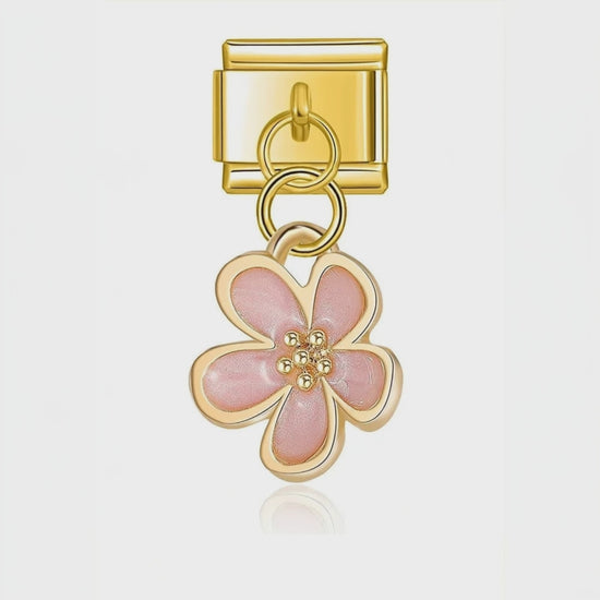Video del Charm Flor rosa (Colgante)