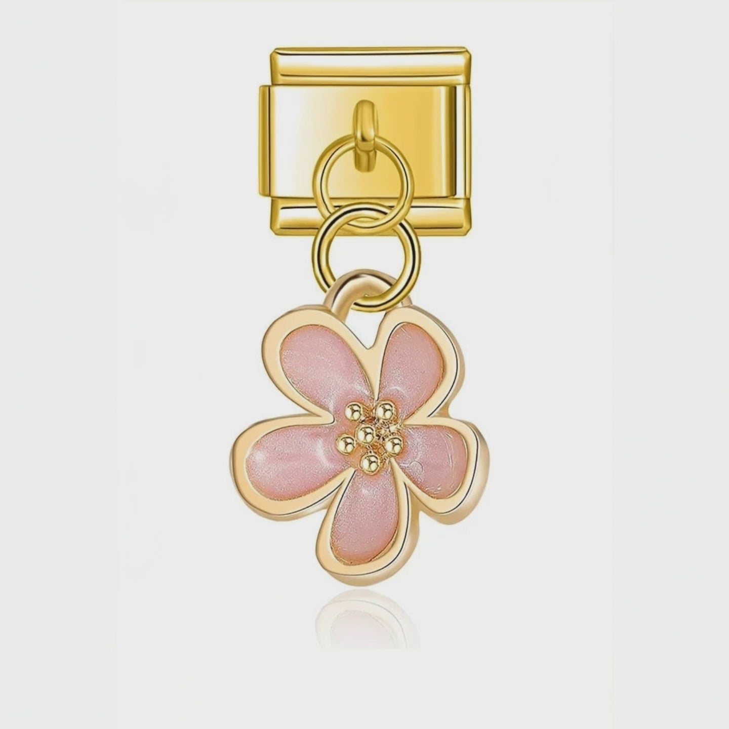 Video del Charm Flor rosa (Colgante)
