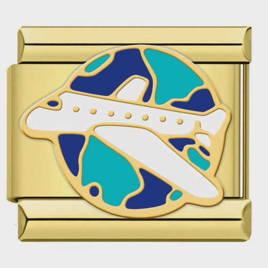 Charm Viaje Avión (Dorado) – video