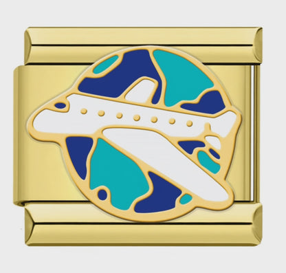 Charm Viaje Avión (Dorado) – video