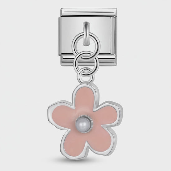 Video del Charm Colgante Flor rosa (Cinco Pétalos)