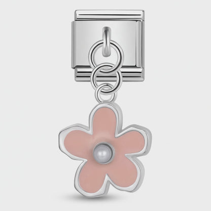 Video del Charm Colgante Flor rosa (Cinco Pétalos)
