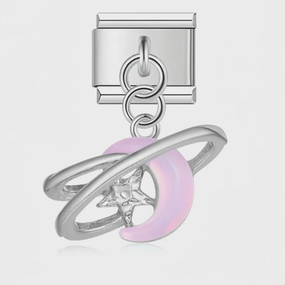 Charm luna rosa (Colgante Anillo) – video